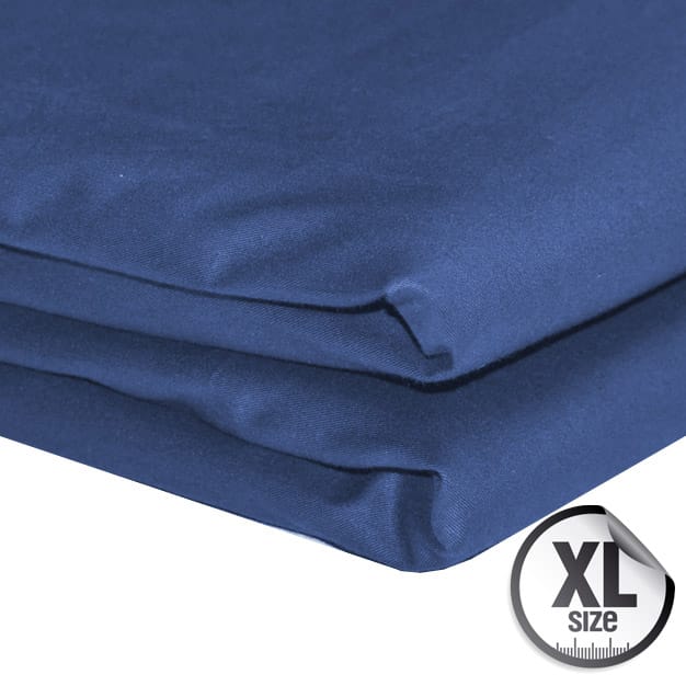 Sommerbezug 100% Baumwolle / Blau XL
