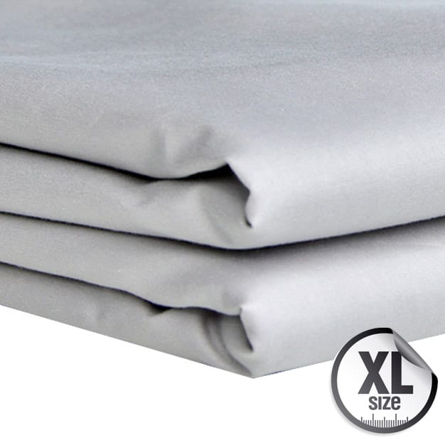 Sommerbezug 100% Baumwolle / Grau XL